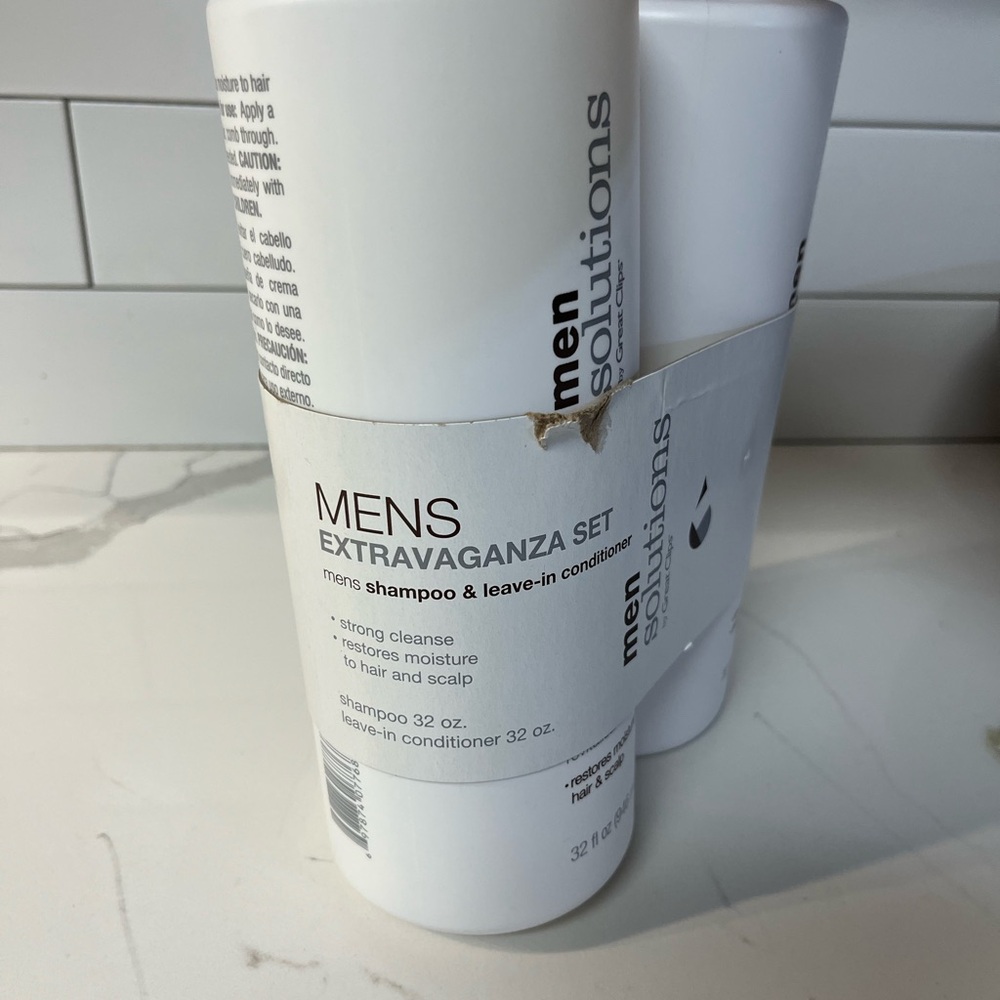Great Clips Men Solutions Shampoo And Conditioner Set 32 fl oz New - Picture 4 of 4